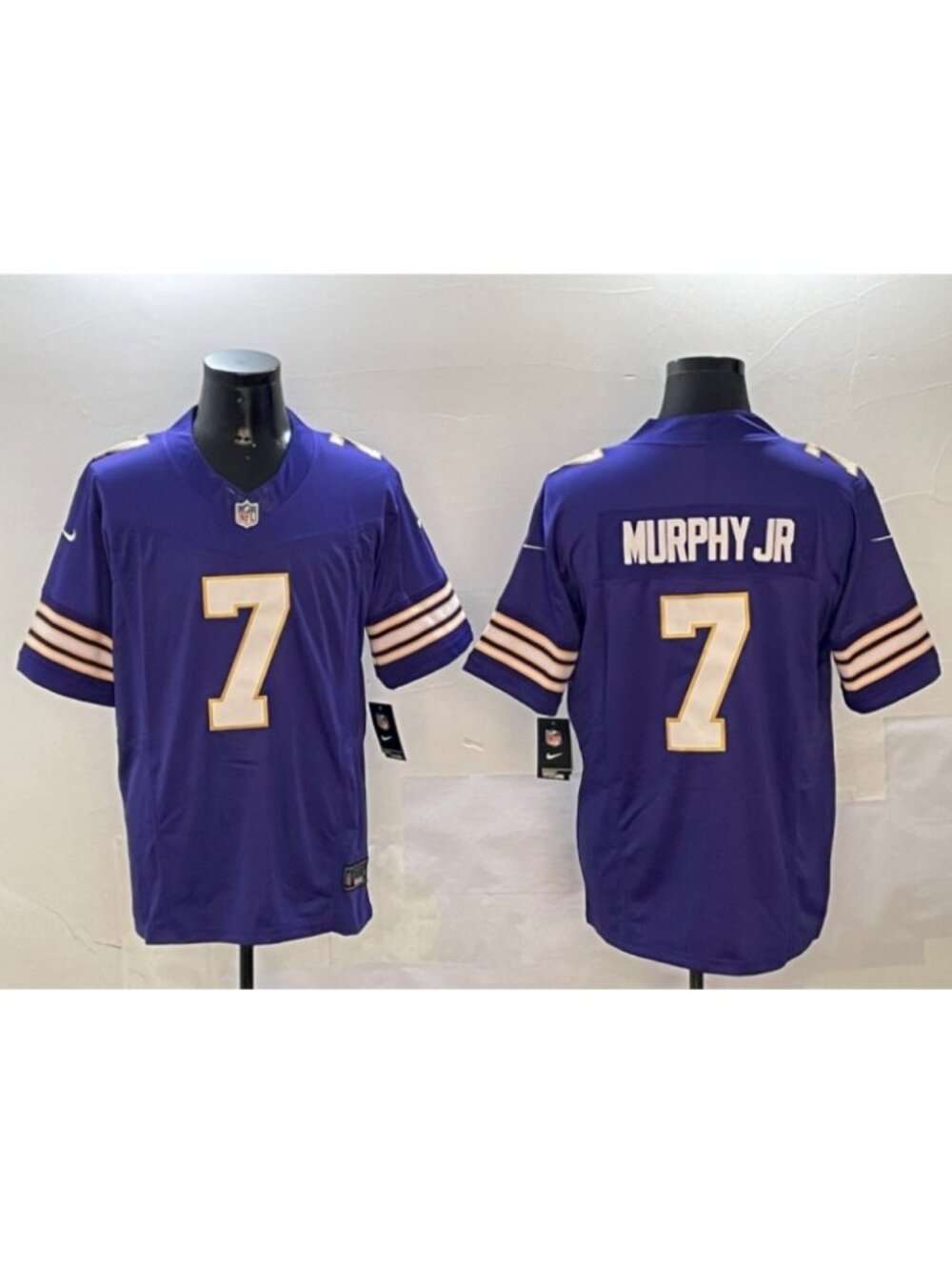 Byron Murphy Jr Purple Vapor Stitched Jersey